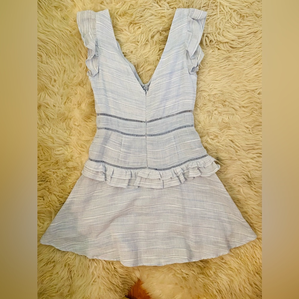 Spring Mini Dress, small, light blue - Picture 2 of 4